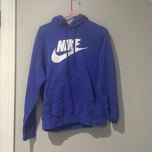 Blue Nike hoodie